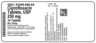 Label (51655 086 84   Rev A 02 23)